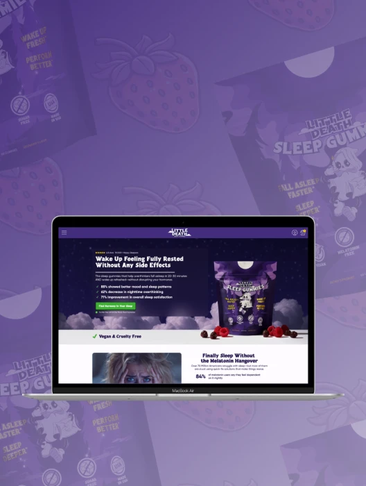 Little Death — eCommerce дизайн